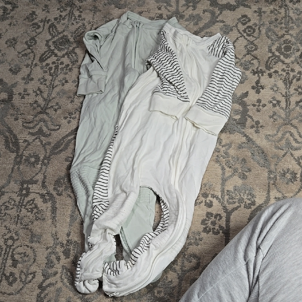 Goumi Striped and Solid Baby Onesies